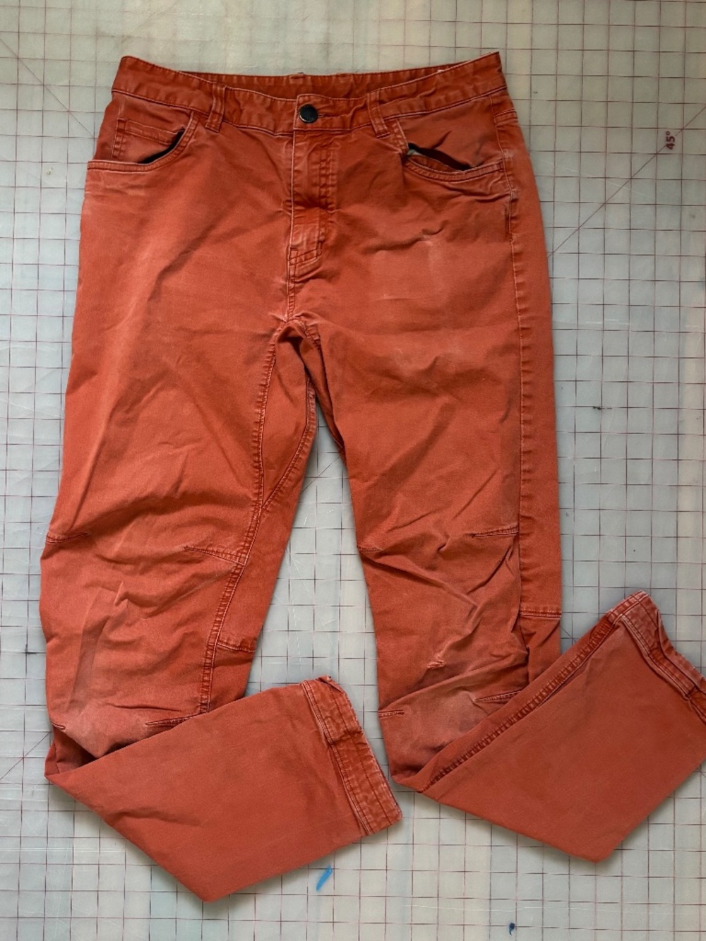 Mountain Hardwear Cederberg Pants Terracotta red Climbing Utility Hiking. 33"